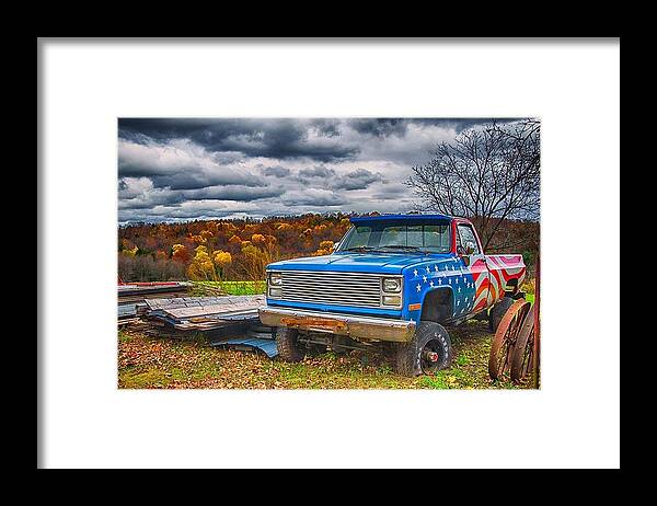 Truck Framed Print featuring the photograph American Truck by Alan Goldberg