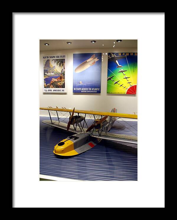 Aviation Framed Print featuring the photograph Amphibious Plane and Era Posters by Kenny Glover