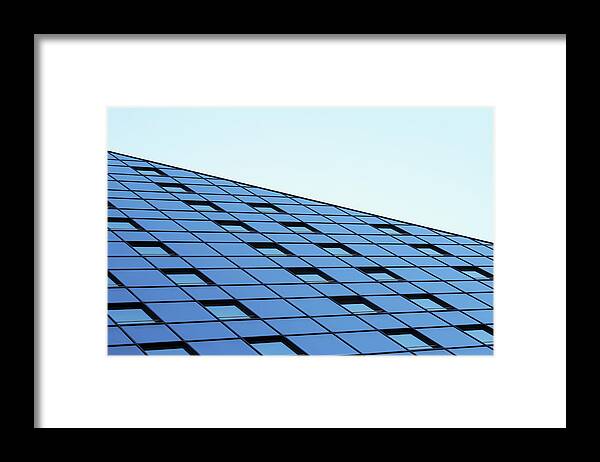 Corporate Business Framed Print featuring the photograph An Abstract View Of The Slant Of A by Malte Mueller