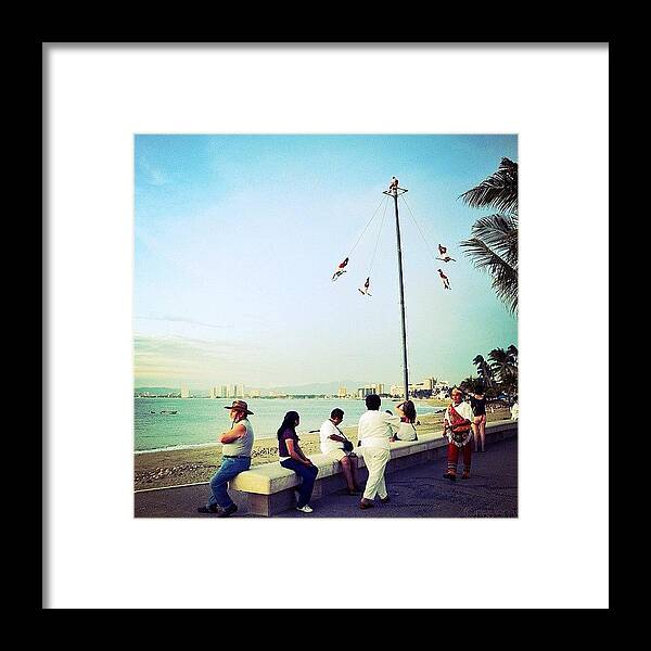 Mexican Framed Print featuring the photograph An Afternoon On The Malecon by Natasha Marco