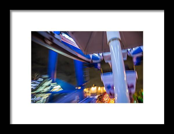 An Framed Print featuring the photograph An object in motion by Micah Goff