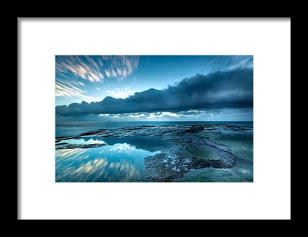 North Avalon Framed Print featuring the photograph An Ocean Crater by Mark Lucey