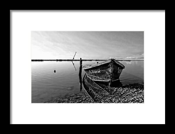 Apalachicola Framed Print featuring the photograph An Oyster Boat by Lynn Jordan