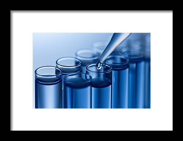 Education Framed Print featuring the photograph Analyzing samples by Dra_schwartz
