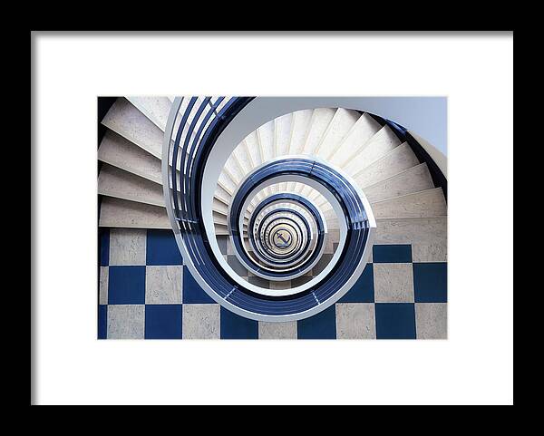 Stairs Framed Print featuring the photograph Anchor by Max Zimmermann