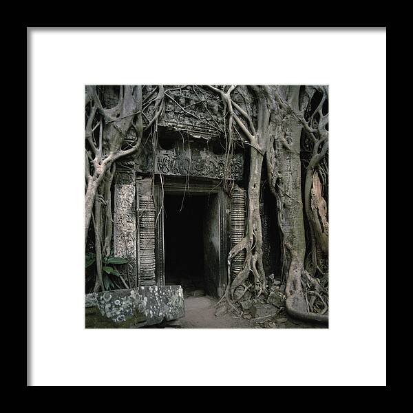 Ancient Framed Print featuring the photograph Ancient Angkor by Shaun Higson