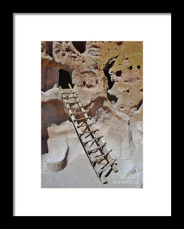 Cliff Framed Print featuring the photograph Ancient Dwelling by William Wyckoff