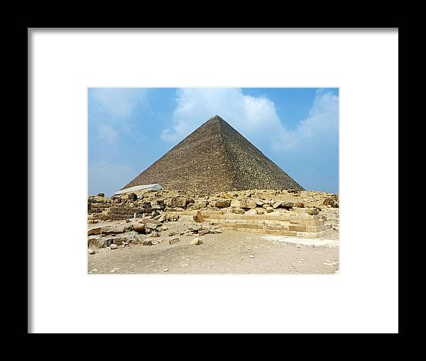 Giza Framed Print featuring the photograph Ancient Great by Anthony Baatz
