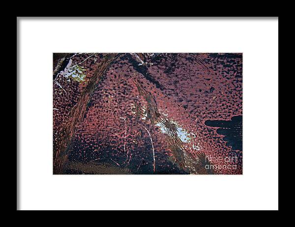 Fineart Framed Print featuring the photograph Ancient March Abstract by Lee Craig
