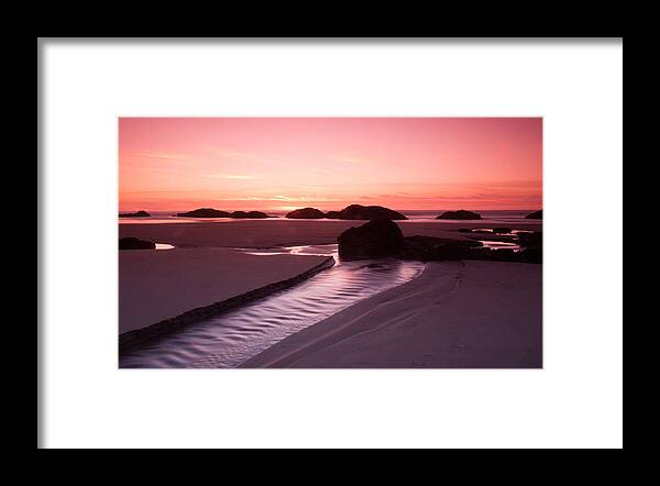 Stream Framed Print featuring the photograph And the Rain Returns to the Sea by HW Kateley
