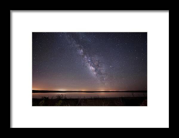 Astronomy Framed Print featuring the photograph And The Rains Came by Melany Sarafis
