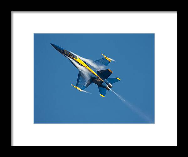 Blue Angel Framed Print featuring the photograph Angel in the sky by Nathan Rupert
