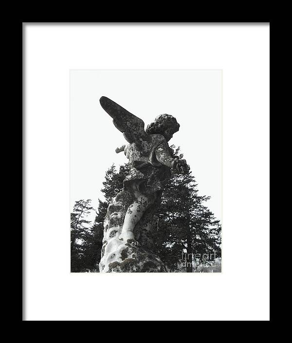 Cemetary Framed Print featuring the photograph Angel by J L Zarek