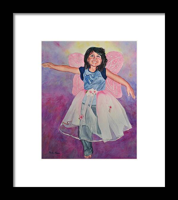 Angel Framed Print featuring the painting Angel Josie 1997-2002 by Mickey Krause