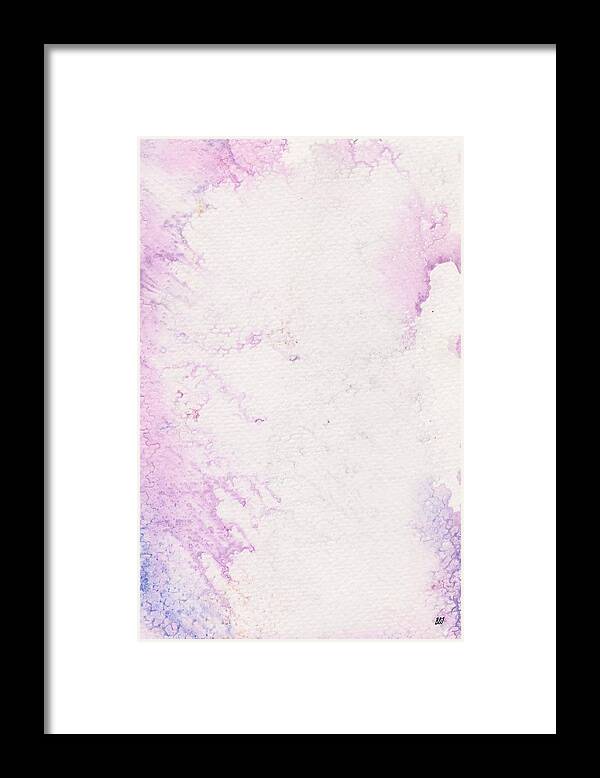 Angel Kissed Abstract Framed Print featuring the painting Angel Kissed Abstract by Barbara St Jean