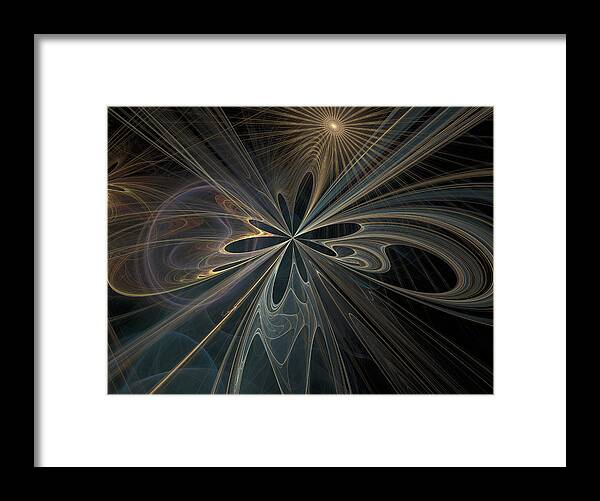 Abstract Framed Print featuring the photograph Angel of the Sun by Ronda Broatch