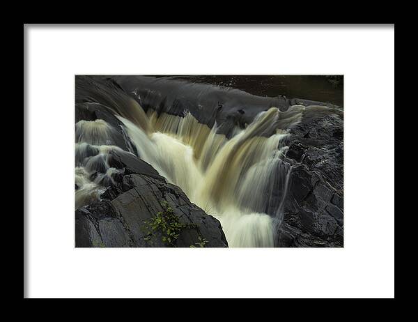 Whetstone Brook Framed Print featuring the photograph Angry Whetstone Brook by Tom Singleton