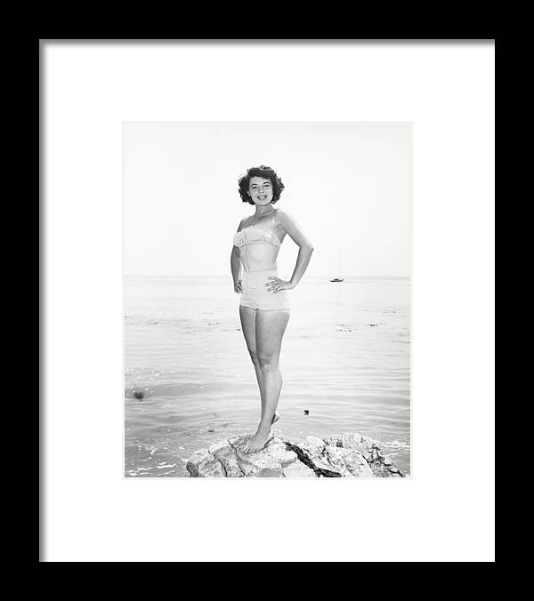 Anne Bancroft Framed Print featuring the photograph Anne Bancroft by Silver Screen