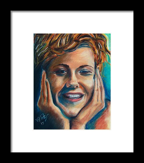 Portrait Framed Print featuring the painting Annie by Michael Foltz