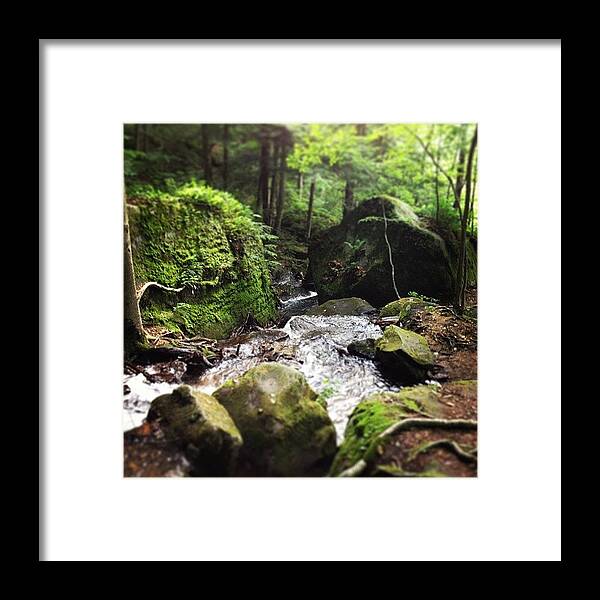 Creek Framed Print featuring the photograph Another From Big Bend Waterfall, Very by Austin Forbes