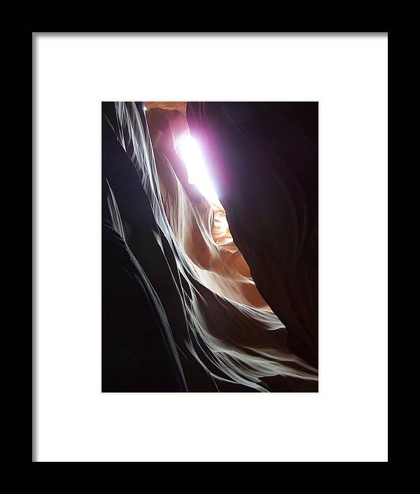 Antelope Canyon Framed Print featuring the photograph Antelope Canyon 2 by Dany Lison