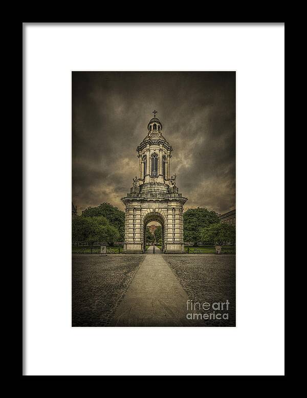 Campanile Framed Print featuring the photograph Anthem Of The Trinity by Evelina Kremsdorf
