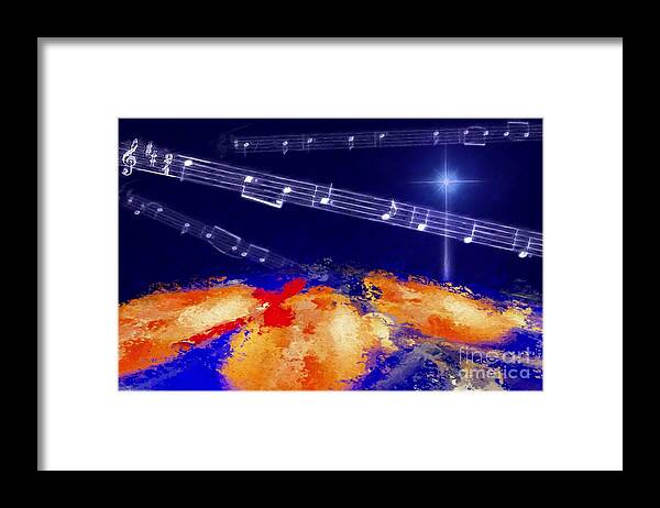 Music Framed Print featuring the digital art Antioch by Lon Chaffin