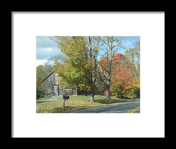 Landscape Framed Print featuring the photograph Antique Colors by Loretta Pokorny