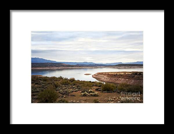 Apache Trail Framed Print featuring the photograph Apache Trail Oasis by Lee Craig