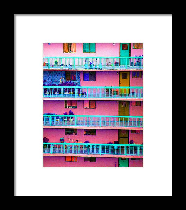 Apartment Framed Print featuring the photograph Apartments by Laurie Tsemak