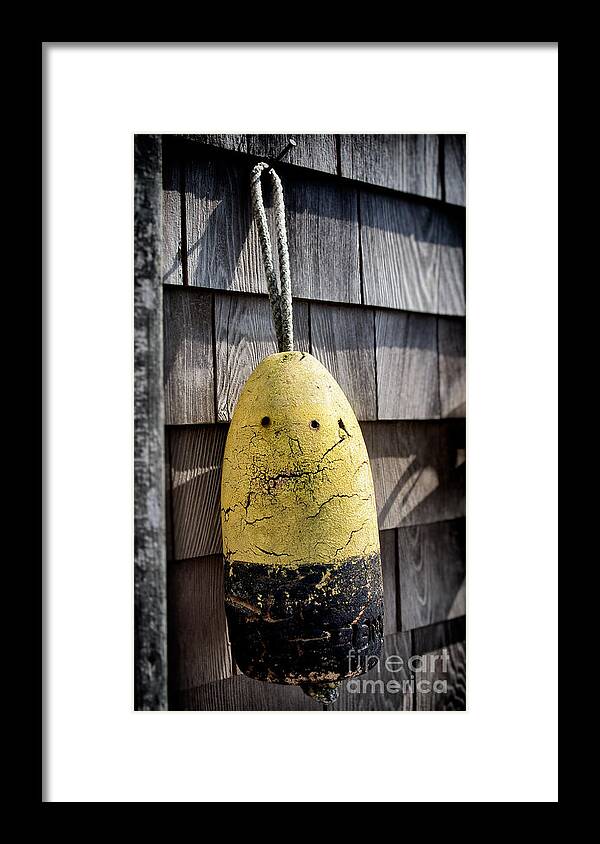 Buoy Framed Print featuring the photograph Apathetic Buoy by Mark Miller