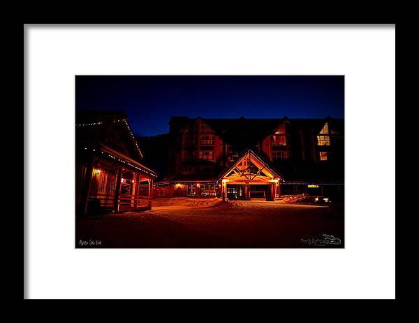 Ski Framed Print featuring the photograph Apex Mountain Ski Village by Guy Hoffman