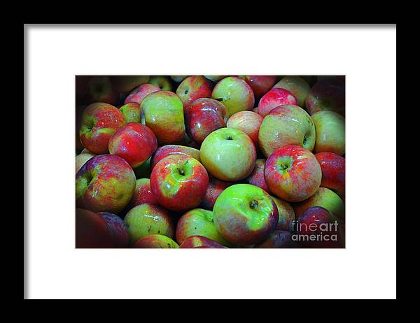 Apple Framed Print featuring the photograph Apples Apples and More Apples by Kevin Fortier