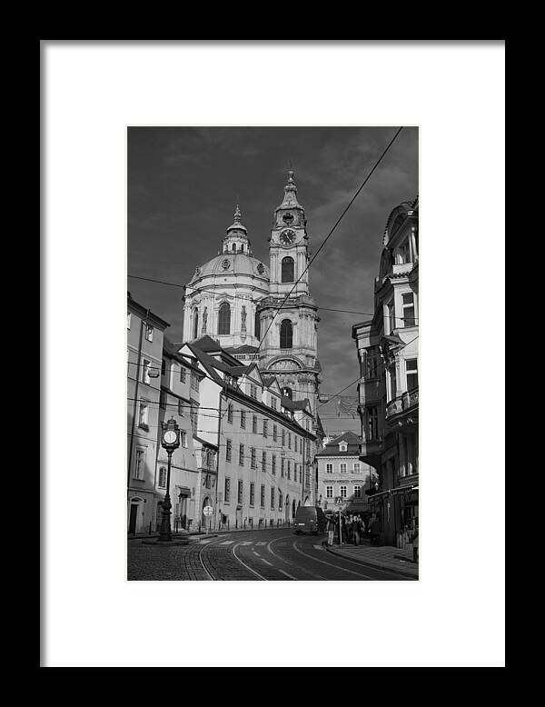 Prague Framed Print featuring the photograph Approach by Jason Wolters