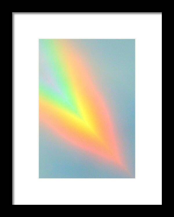 Rainbow Framed Print featuring the photograph Arc Angle Two by Lanita Williams