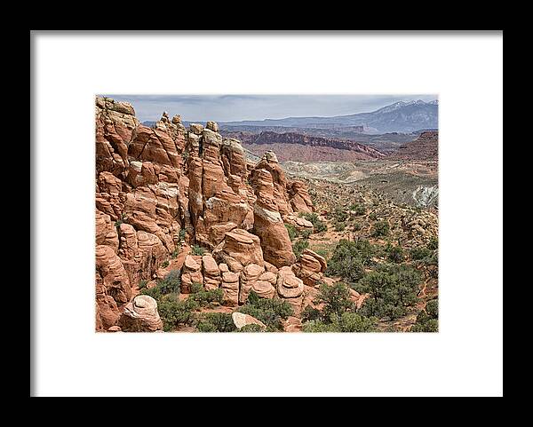  Arches Framed Print featuring the photograph Arches National Park by Betty Depee