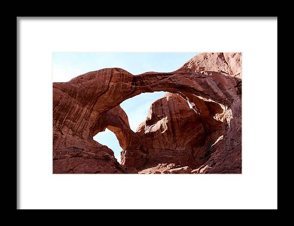 Arches Framed Print featuring the photograph Arches National Park by Suzanne Lorenz