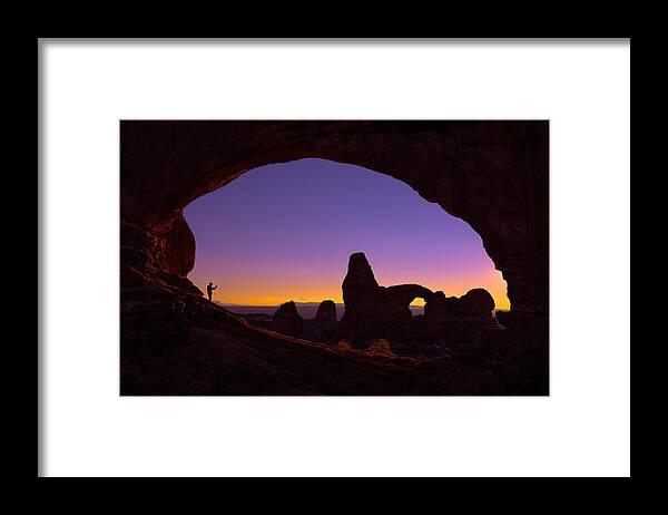 Arches National Park Framed Print featuring the photograph Arches Witness by Darren White