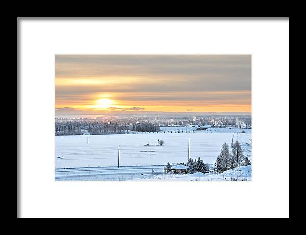 Alaska Framed Print featuring the photograph Arctic Winter Solstice by Gary Whitton