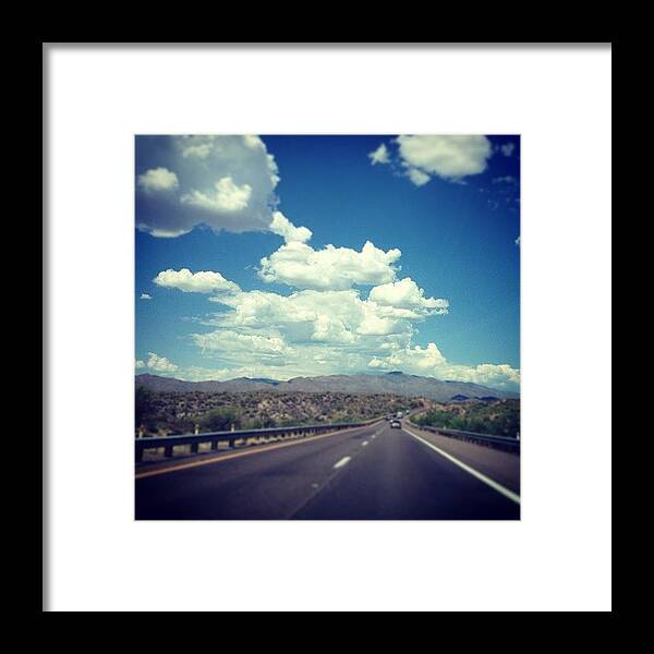  Framed Print featuring the photograph Arizona Love :) by Meredith Leah