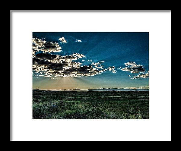 Arizona Framed Print featuring the photograph Arizona Sunset by Louis Dallara