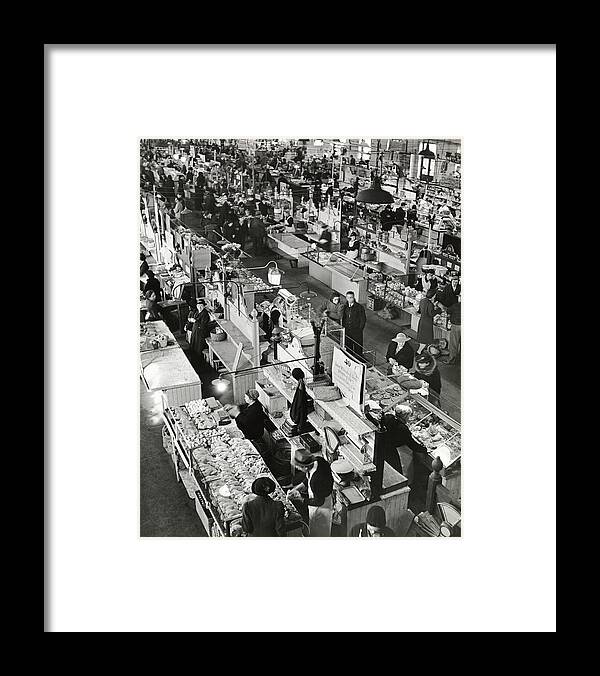 Interior Framed Print featuring the photograph Armish Market In Lancaster by George Karger