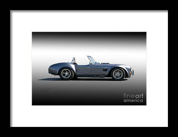 Auto Framed Print featuring the photograph Arntz '406' Cobra by Dave Koontz