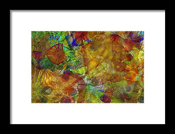 Art Framed Print featuring the photograph Art Glass Overlay by Tikvah's Hope