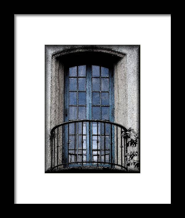 Window Framed Print featuring the photograph Artistic Window by Karen Harrison Brown