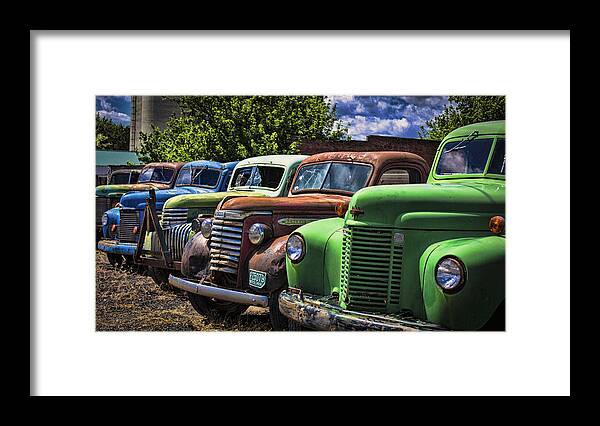 Trucks Framed Print featuring the photograph As is No Warranty by Ron Roberts