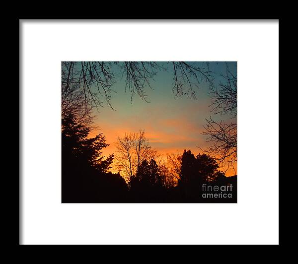 Sun Framed Print featuring the photograph As The Sun Goes Down by Ann Johndro-Collins