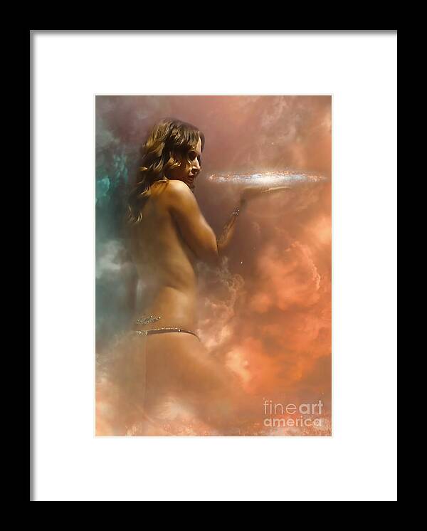 Recre8creation Framed Print featuring the digital art Genesis by Recreating Creation