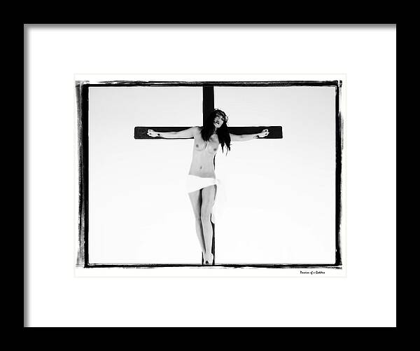 Asian Framed Print featuring the photograph Asian crucifix highlight by Ramon Martinez