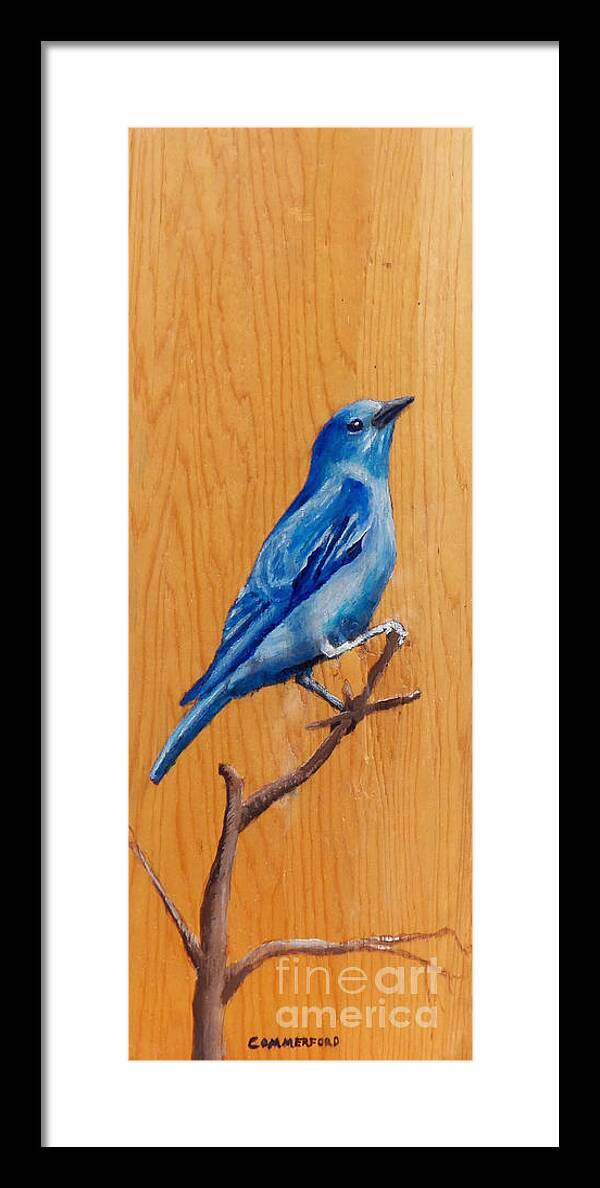 Bird Framed Print featuring the painting Aspire by Brian Commerford